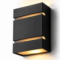 Kit Arandela Slim LED Externa Parede Muro Fachada 2 Fachos Bivolt