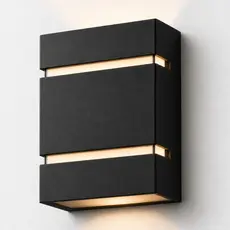 Kit Arandela LED Parede Externa Interna Com Lâmpada Luz Quente Bivolt
