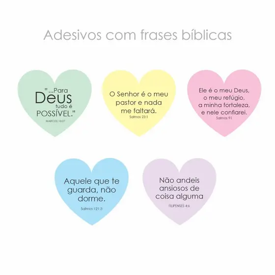 Kit 100 Adesivo Frase Biblica Agradecimento Cliente
