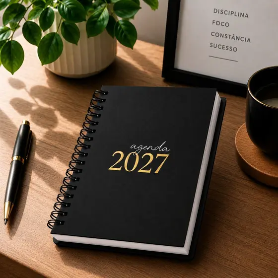 AGENDA 2027 DIÁRIA 15x21cm CAPA DURA