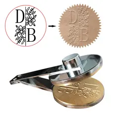 Carimbo De Vedação De Aço Personalizado , Padrão De Para DIY , Empresa De Casamento , Biblioteca , Logotipo , Scrapbooki