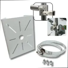 Suporte Para Câmera Speed Dome em Poste 2 mm | CFTV Segurança Externa  Intelbras Hikvision Universal