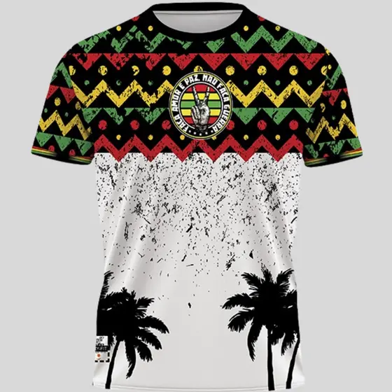 Camiseta Bob Marley Insista Persista Não Desista Camisa Jamaica Dry Fit