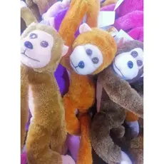 Macaco Pendurado de Pelúcia - Macaquinhos de Pelúcia Pendurados com musica e led