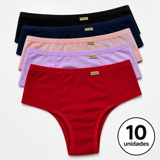 Kit Calcinhas Cinta Modeladora Compressão Cos Alto Segura Barriga Pos Parto Redutora de Medidas