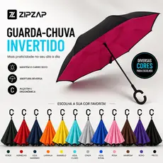 Guarda Chuva Invertido Tecido Duplo Impermeável Reforçado Contra Guarda-Chuva Para Carro