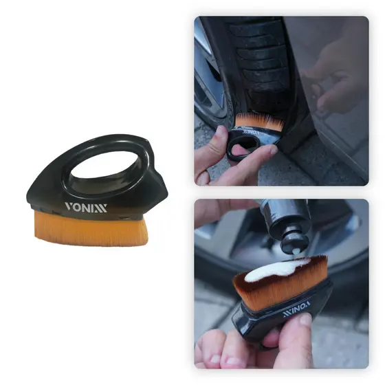 Escova Aplicadora Cerdas Macia 6 cm X 7 CM Automotivo