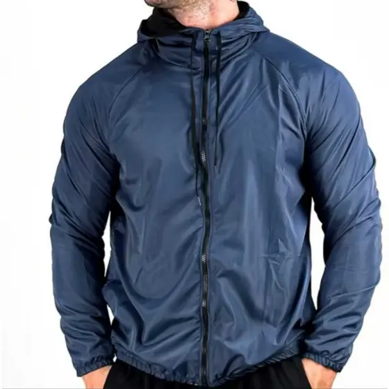 Corta Vento Jaqueta Masculino e Feminino Lisa com Capuz e Bolso e ziper