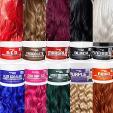 Máscara Tonalizante Matizadora  - Rosa Marsala Vermelho Black Avelã Platinum Sem Amônia Colored 300g