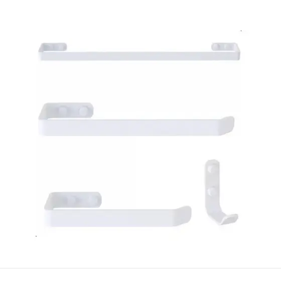 Kit De Acessórios Para Banheiro 4 Peças Mod. Plus Branco