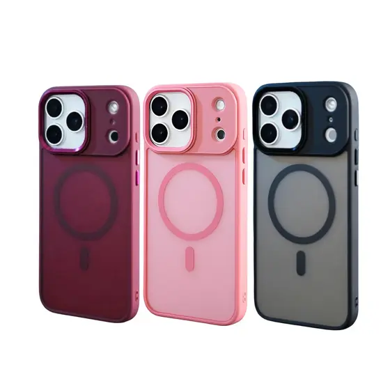 Cappinha fosca case indução proteção magsafe premium para iphone 17 17pro 17air 17promax