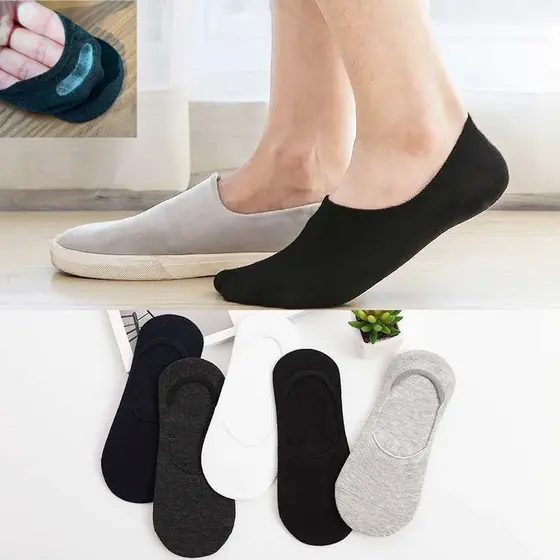 3/6/12 Pares Meia Sapatilha Ínvisivel Masculina tamanho 40-46