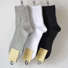 3/6/12 Pares de Meias Masculina Cano Alto Confortável Casual e À moda,adequado para desportos tamanho 40-46