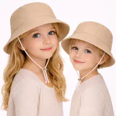 Chapéu Bucket Infantil Menino Menina Com Cordinha de Ajuste e Forrado Com Proteção Solar Promoção