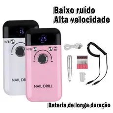 Motor De Lixadeira Portátil Furadeira Elétrica Para Unhas Micro Profissional