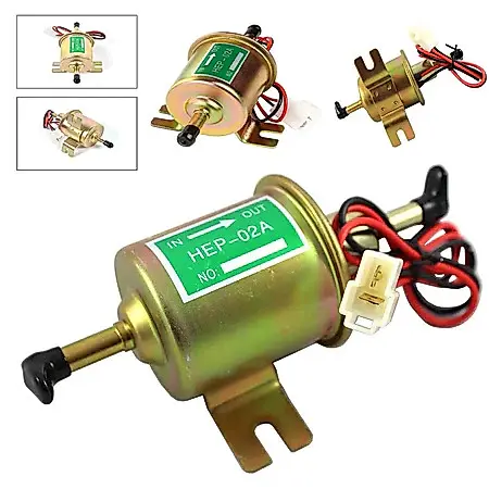 Bomba de Combustível Elétrica 12V Universal Gasolina Diesel Álcool Carburado Baixa Pressão EP500-0/HEP-02A