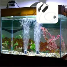 Bomba De Oxigênio/Ar Compressor Filtro USB Portátil Para Aquario De Peixes 12v Silencioso