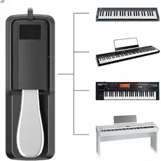 Pedal Sustain Teclado Universal Yamaha Roland Durável Resistente