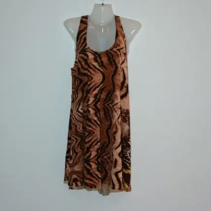 Vestido Nadador Viscolycra com Detalhe de Amarração nas Costas