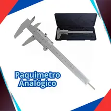 Paquimetro Analógico Manual Universal 150mm Aço Inox Com Estojo ProfissionaL