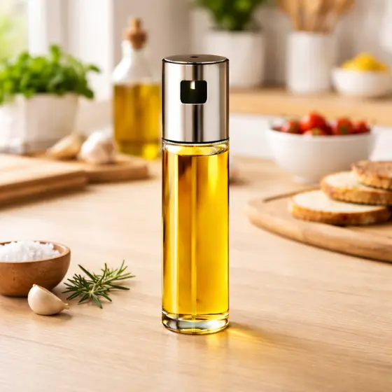 Kit 1 2 3 Spray Borrifador Azeite Vinagre Óleo Vidro 100ml Pulverizador Cozinha Air Fryer Saladas