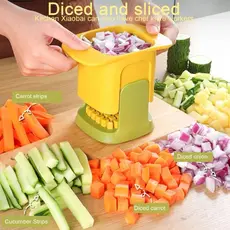 Cubos E Corte Artefato Multifuncional Aço Inoxidável Cenoura Vegetal Pepino Batatas Ferramenta Acessórios De Cozinha