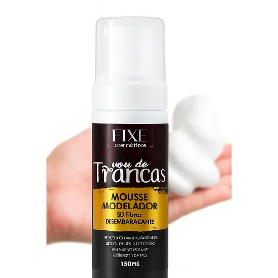MOUSSE MODELADOR VOU DE TRANÇAS 150ML - HIDRATA - MACIEZ - BRILHO INTENSO