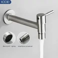 Torneira para tanque ou jardim, para máquina de lavar, em ABS cromado,Aço inoxidável 304