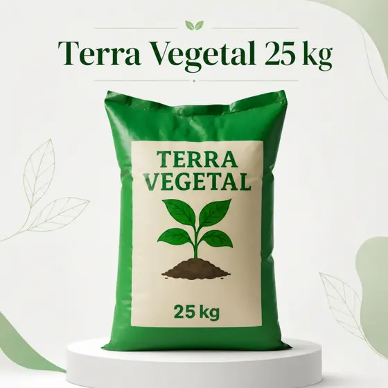 Terra Vegetal Orgânica Adubada 25Kg Para Plantas Hortas Alta Fertilizante