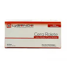 Cera Rolete Macia para Uso Odontológico 20 Tiras Lysanda