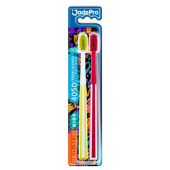 Escova Dental Infantil Pro-Slim Kids 4050 Extramacia JadePro