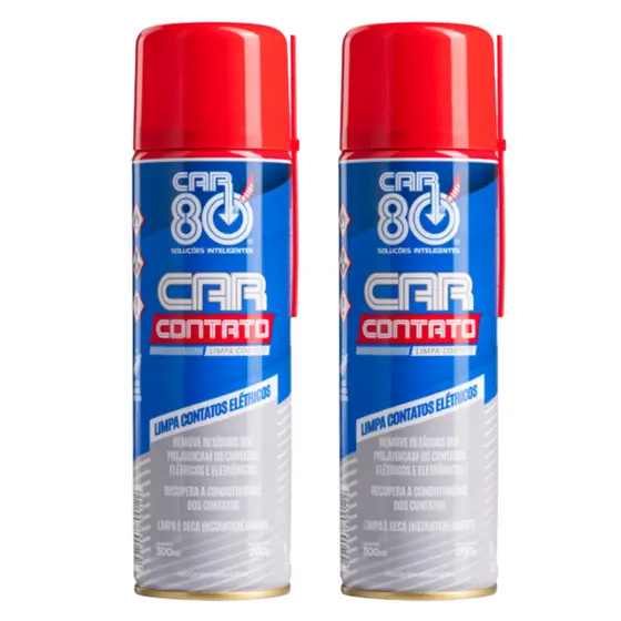 Kit 2 Limpa Contato Spray 300ml Elétrico Automotivo PC secagem rápida e não danifica