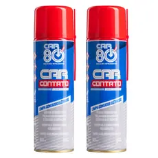Kit 2 Limpa Contato Spray 300ml Elétrico Automotivo PC secagem rápida e não danifica