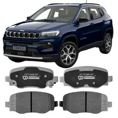 Jogo de Pastilha De Freio Traseira Jeep COMPASS Ano 2017 Em Diante - Cerâmica Premium