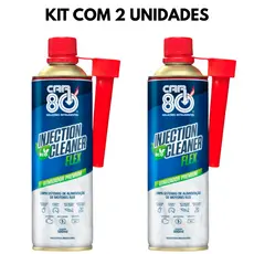 Kit 2 Aditivo Combustível CAR80 Limpa Injeção Eletrônica Melhora Desempenho Motor