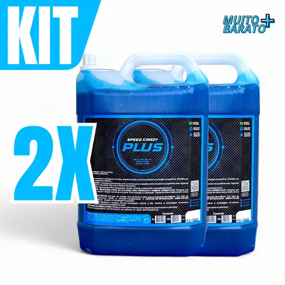 Kit 2 Pretinho Plus Brilha Pneu 5 Litros Pneu Brilhoso Speed Crazy