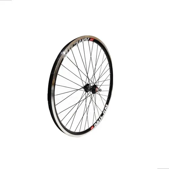 Roda 26 Dianteira Aero C/Cubo Rolamentos Alumínio Montada