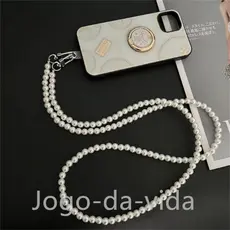 Colar De Cordão Para Telefone celular Corrente Pérola Anti Perda