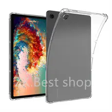 Capa case samsung tablet transparente TPU para A7 LITE 8 A9 A11 PLUS + S6 7 8 LITE S9 S10 FE PLUS LITE +