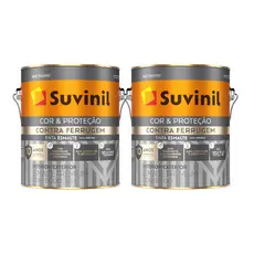 Tinta Esmalte Contra Ferrugem Várias Cores 3,6L C/ 2 und Suvinil