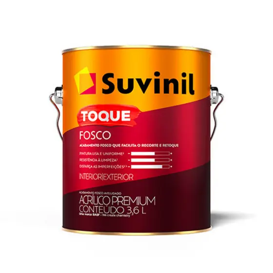 Tinta Toque Fosco Cores Básicas 3,6L Suvinil