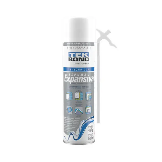 Espuma Expansiva de PU 480G/500ML Tekbond