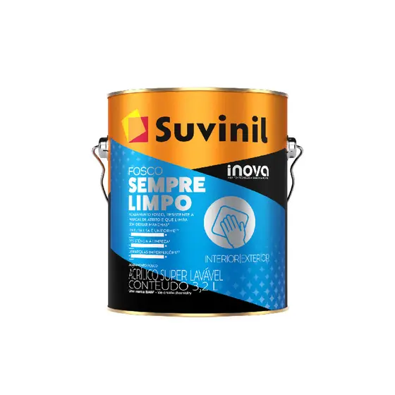 Tinta Sempre Limpo Fosco Tons de Bege e Marrom Mais Vendidos 3,2L Suvinil