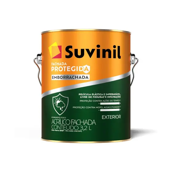 Tinta Fachada Protegida Emborrachada Tons de Cinza e Bege Mais Vendidos 3,2L Suvinil