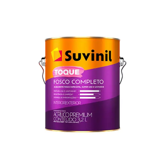 Tinta Toque Fosco Completo Cinzas Mais Vendidos 3,2L Suvinil