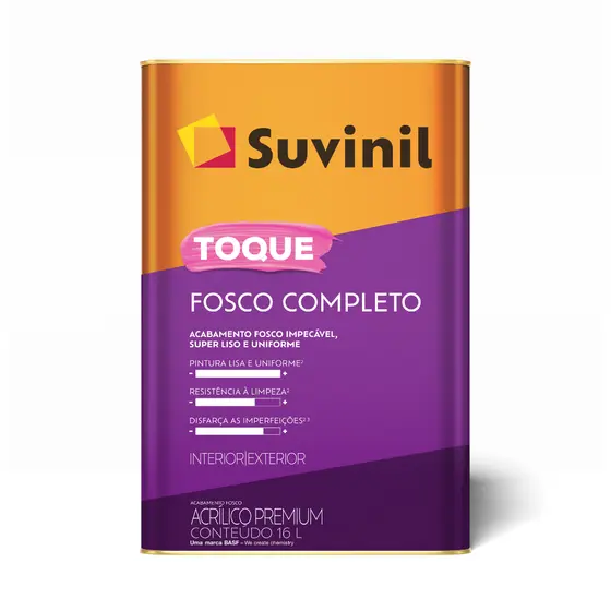 Tinta Toque Fosco Completo Cores Mais Vendidas 16L Suvinil