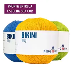 Fio/Linha Misto de Acrílico Pingouin Bikini 100g - 430 metros PROMO