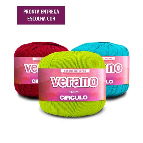 Linha Verano Circulo 50 Gramas Crochê Tricô - Biquinis / Moda Praia