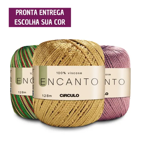 Fio Encanto Círculo 100g - 128 Metros - Vestuário / Tassels / Moda e Franjas PROMO