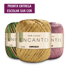 Fio Encanto Círculo 100g - 128 Metros - Vestuário / Tassels / Moda e Franjas PROMO